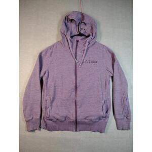 Converse All Star Medium Hoodie Purple Skater Goth Emo Full Zip